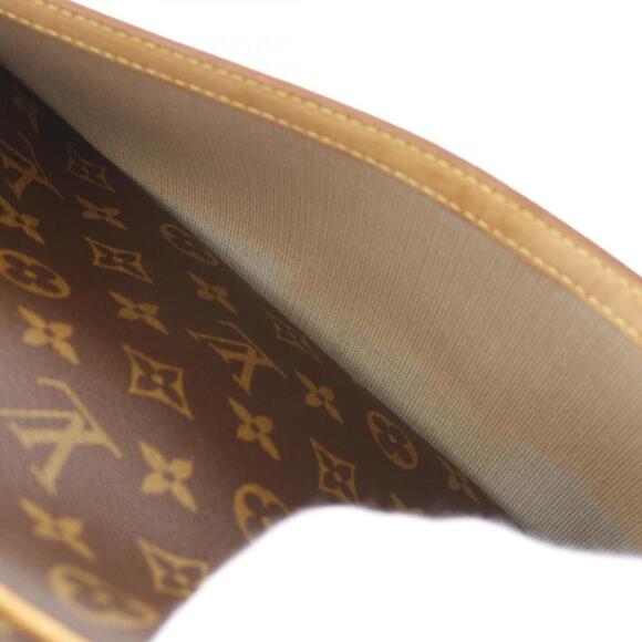 LOUIS VUITTON Brown Monogram Leather Shoulder Bag - Picture 6 of 12